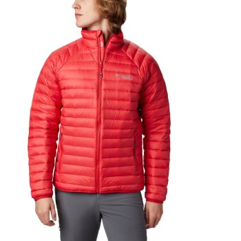 Columbia Alpha Trail Down, Chamarras Azules Rojos Para Hombre | 394758-ZHX